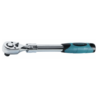 Ключ телескопический трещоточный GROSS 1/2", 305-445 мм, CrV, хромир., 2-х комп. рукоятка 14070 Ключ телескопический трещоточный GROSS 1/2", 305-445 мм, CrV, хромир., 2-х комп. рукоятка 14070