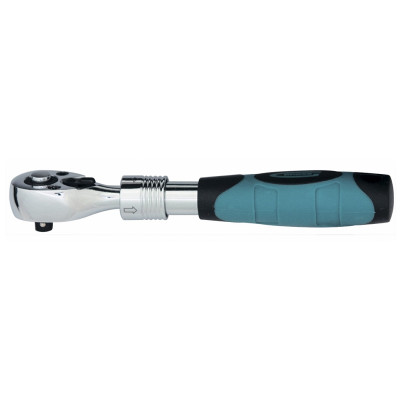 Ключ телескопический трещоточный GROSS 1/4", 150-200 мм, CrV, хромир., 2-х комп. рукоятка 14074 Ключ телескопический трещоточный GROSS 1/4", 150-200 мм, CrV, хромир., 2-х комп. рукоятка 14074