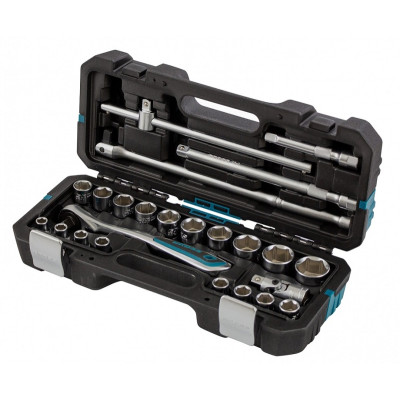 Набор инструментов 24 предмета, 120 зубьев, CrV, 1/2" GROSS 14147